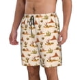 thumbnail image 2 of Vsdgher Tropical Desert Men's Beach Shorts, Surfing shorts, Swim trunks, Quick Dry Swim Trunks for Surfing Beach Fun -3X-Large, 2 of 6