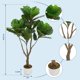 thumbnail image 5 of Yeshouse Higuera artificial de hoja de violín en maceta, planta grande de hoja de violín falsa para decoración de interiores, árbol alto en maceta artificial para sala de estar, oficina y entrada, 5 of 5