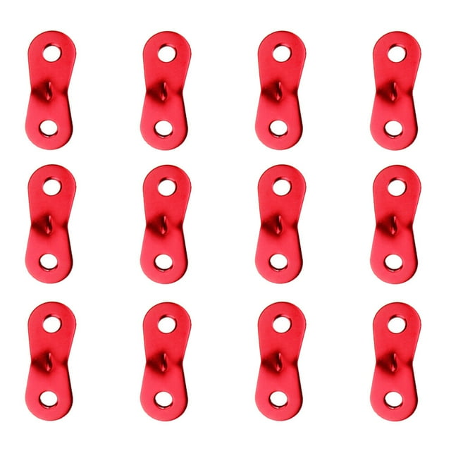 GOOHOCHY 12 Pcs Coureurs de Hauban pour Tentes Auvents Ajusteurs de Cordon Légers pour Camping Randonnée et Randonnée Rouge