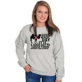 thumbnail image 5 of Check Those Humps Lumps Pink Camel Women Crewneck Sweatshirt Brisco Brands M, 5 of 6
