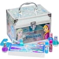thumbnail image 1 of Set de belleza Townley Girl Disney Frozen con funda de tren para niñas, 1 of 9