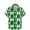 Multicolor 6, variant on BLTIBY St. Patrick's Day Shirt for Men Button Down Irish Shamrock Printed Vintage Short Sleeve Lapel Shirts Casual Loose Fit Top Multicolor XXL