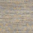 thumbnail image 3 of SAFAVIEH Valencia Julian Overdyed Polyester Area Rug, Grey/Gold, 8' x 10', 3 of 5