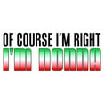 thumbnail image 3 of CafePress - I'm Right I'm Nonna Pajamas - Women's Light Pajamas, 3 of 4