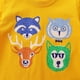 thumbnail image 3 of Gibobby ropa Niños blusas Niño Niño Sudaderas Cuello Redondo Manga Larga Algodón Gráfico Top Suéter Camisas(Amarillo, 4-5 Años), 3 of 5