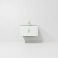 thumbnail image 5 of Geneva 30 in. W x 22 in. D Glossy White Bath Vanity, Cultured Marble Top, and Faucet Set, 5 of 11