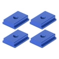 thumbnail image 3 of LoonWear Écrous Coulissants en T, 4 Pcs Écrous Coulissants en Alliage d'Aluminium Type T Pièces de Mouvement Linéaire Série 30 M6 pour Scies de Table Rouges, Écrous (Bleu) Bleus, 3 of 5