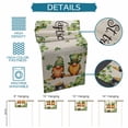 thumbnail image 6 of St. Patrick's Day Table Runner - 120 Inch Long Green Gnomes Lucky Shamrocks Vintage Cotton and Linen Blended Dress Scarves Farmhouse Table Runner for Kitchen Dining, Coffee Table, 13" x 120", 6 of 8