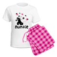 thumbnail image 5 of CafePress - Aunt Panda Bear Women's Light Pajamas - Women's Short Sleeve Print T-Shirt and Pants Light Cotton Pajama Set, 5 of 7