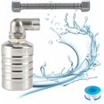 thumbnail image 1 of Stainless Steel 304 Automatic Float Valve, Water Level Regulator for Tank, Compatible with Mini Ball Float Tap, 1 of 5