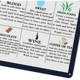 thumbnail image 3 of Funny Laundry Stain Removal Fabric Care Guide Metal Tin Sign Wall Decor Laundry Sign for Home Laundry Room Decor Gifts 8 x 12 inch, 3 of 4