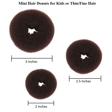 Beaute Galleria Beaute Galleria Bundle 3 Pieces Mini Hair Donuts
