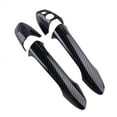 thumbnail image 2 of 8PCS LHD Outer Door Handle Cover Carbon Fiber Look For 08-15 W204 C300 C63 C250, 2 of 5
