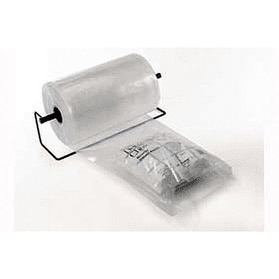 Clear Poly Tubing 1.5 mil, 9 inches X 4000 feet, Flat Wound LDPE, FDA/USDA Specs - 1 Roll