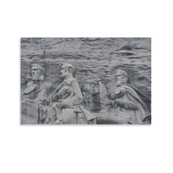 Stone Mountain Georgia Canvas Art Poster And Wall Art Picture Print Modern Family Bedroom Decor Posters,Unframe-style,20x30inch(50x75cm)