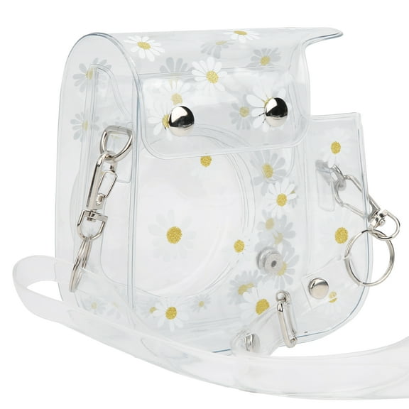 Transparent Small Camera Bag PVC Case with Shoulder Strap for Fujifilm Instax Mini 11/9/8