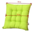 thumbnail image 4 of Kitchen Dining Cotton Chair Cushion Indoor Outdoor Kitchen Patio Chairs Pads, Square Colored Seat Chairs Cushion, Holiday Accessories Cushion Pillows Soft, Office Chair Pads, with Ties (Dark Coffee), 4 of 5