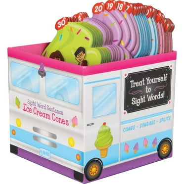 Sight Word Sentence Ice Cream Cones - 30 cones