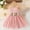 Pink, variant on Girls Camisole Dress Casual Crew Neck Sleeveless Dresses Size 3 Y