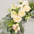 thumbnail image 4 of Decoración de bienvenida para bodas, flores artificiales, peonías, flores falsas, flores artificiales, decoraciones de enredaderas, 4 of 6
