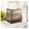 thumbnail image 3 of 2pc Miramar Bathroom Set Waste Basket & Tissue Cover Modern Classic Decor Stylish Unique Design Beautiful Multi Color Bathroom Accessories Set, 3 of 7