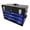 black+blue, variant on Homhougo Tool Box with Tool Set 3 Drawers Metal Toolbox Portable Tool Chest Organizer with Ball-Bearing Drawer Slides for Garage Workshop
