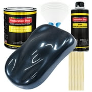 Restoration Shop - Neptune Blue Firemist Acrylic Enamel Auto Paint, Complete Gallon Paint Kit, Single Stage High Gloss
