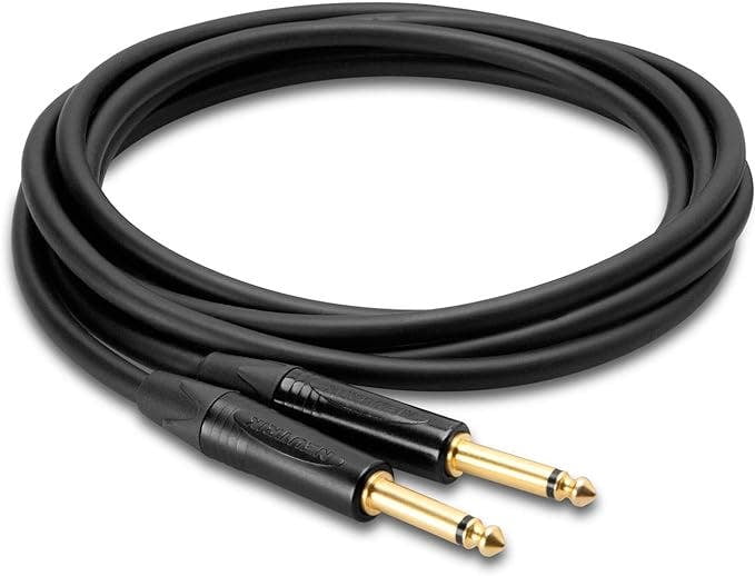 Hosa CGK-025 Edge Guitar Cable, Neutrik Straight to Straight, 25 ft, Professional Instrument Cable