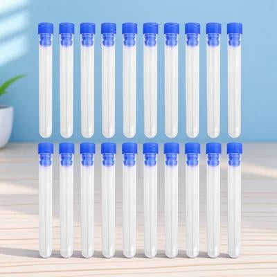BESTOYARD Plastic Vial Blue Scientists Craft Projects 20pcs