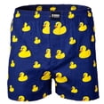 thumbnail image 2 of Happy Shorts Boxers de hombre tejidos, paquete de 3 - Estilo americano, algodón, estampados Ente/Frosch/Vacation L (Large), 2 of 7