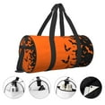 thumbnail image 5 of Fotbe Halloween Bats Pattern Foldable Sports Gym Bag with Wet Dry Pocket, Ultralight Travel Bag, Large Capacity Duffel Bag, Splash Proof Carry on Bag, Overnight Bag, Weekender Bag, 5 of 8