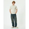 thumbnail image 6 of Crew Neck Basic Slim Fit Short Sleeve Cotton T-Shirt, 6 of 6