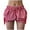 Red, variant on Women Y2k Gingham Bloomers Cute Low Waist Plaid Pj Shorts Sexy Micro Sleep Shorts Ruffle Pajama Bottoms Black S