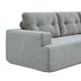 thumbnail image 4 of LiviNest Modular Sectional Sofa: Frameless Cloud Couch with Corduroy Upholstery & High-Resilience Foam - Convertible Bed Design for Remote Workers & Small Apartments Home Office Space, 4 of 6