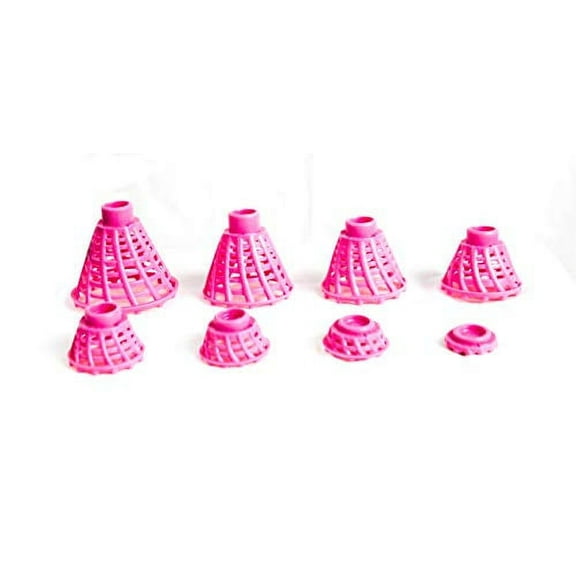 Birtee Pro Wintermat Golf Tees 8 Pack (Bright Pink)