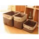thumbnail image 3 of OULII Cajas De Almacenamiento En Y Lino Color Café Con Niveles Para Espacios Ordenados, 3 of 5