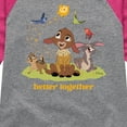 thumbnail image 3 of Disney Wish - Better Together Valentino - Toddler & Youth Girls Raglan Graphic T-Shirt, 3 of 4