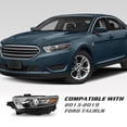thumbnail image 7 of Grey Bezel Halogen Headlight For 2013-2014 Ford Taurus Left Driver Side Lamp LH, 7 of 7