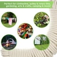 thumbnail image 4 of “The Strongest” Natural Cotton Clothesline Pulley by Smith’s® | 10m/33ft X 5.5mm | Soft Braided 130kgs Pulling Force Rope | Snag & Tear Resistant | 1 Year Guarantee!, 4 of 10