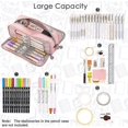 thumbnail image 4 of Large Pencil Case For Girls Boys, Big Capacity Pencil Cases With 3 Compartments, 4 of 4