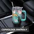 thumbnail image 7 of Cute Canine Design 40oz Water Bottle - BPA Free Dog Lovers Tumbler with Handle & Straw - Gift for Women Coffee Mug, 7 of 7