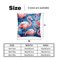 thumbnail image 5 of Flamingo Velvet Bed Pillow Set with Unique Patterns in Sizes 16x16, 18x18, and 20x20 Inches - Includes 2 Chair Pillow Covers, Throw Pillow Covers, Bed Pillow for Any Occasion, 5 of 6