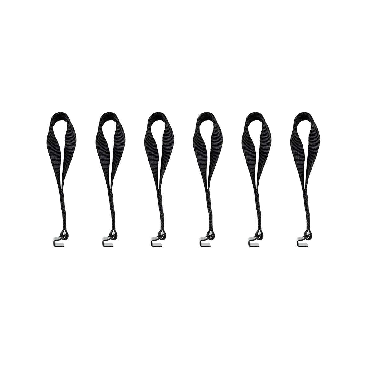 MeeFar Car Roof Bag Cargo Carrier Door Hooks, Use to Secure Roof Bags Without Need for Roof Rack - 6pcs