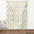 thumbnail image 4 of Ambesonne Pastel Fabric by the Yard Upholstery, Colorful Paint Blots Spots, 1 Yard, Pale Pink Multicolor, 4 of 5