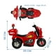 thumbnail image 4 of The Baby Shop Motocicleta Montable Rojo Electrica Pequeña Sonido Luz Led 6v, 4 of 9