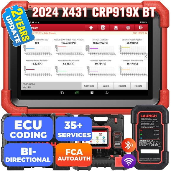 Escáner OBD2 LAUNCH X431 CRP919XBT Elite 2024 inalámbrico