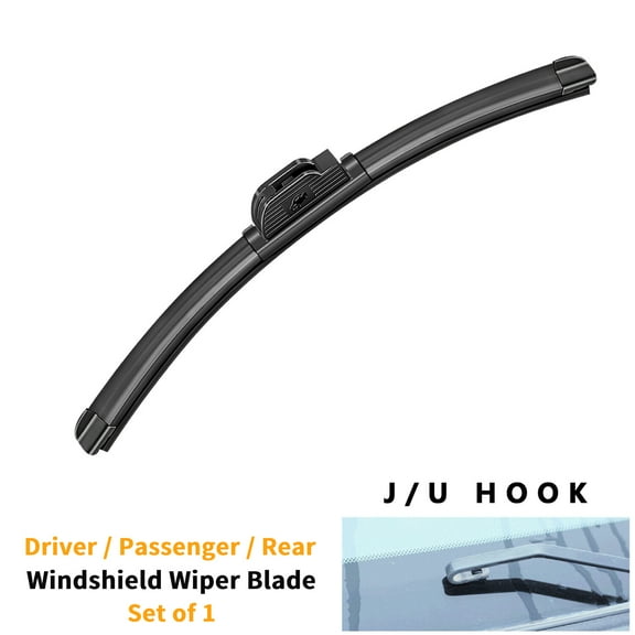 Juyioudy Windshield Wiper Blade Universal Fit Most Cars 21 Inch J U HOOK Wiper (Set of 1), Y25W8Q1S