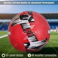 thumbnail image 6 of (3 pack) Vizari Club Soccer Ball for Youth & Adults | Sizes Mini, 3, 4, 5 | Perfect for Training & Matches - MANCHESTER, 3, 6 of 7