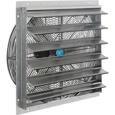 24 in. 0.25 HP Single Speed Exhaust Fan with Shutter & Direct Drive