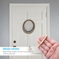 thumbnail image 4 of OULII 2Pcs Brass Kitchen Hook Durable Door Mounted Hanger for Homeowners, 4 of 8